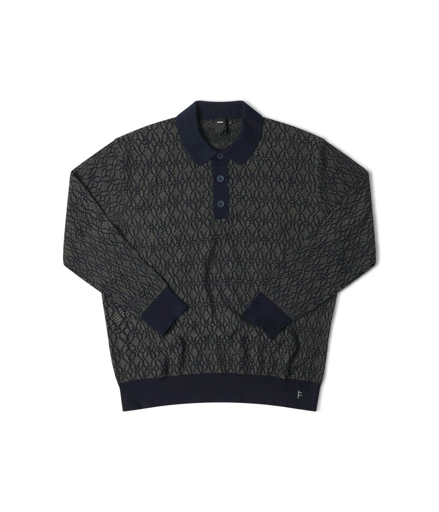 Former Merchandise - EXPANSION KNIT POLO Army Navy - Army Navy - ARROW & BEAST