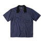 Former - MARILYN DIFFUSE SS SHIRT MIDNIGHT - MIDNIGHT - ARROW & BEAST