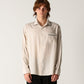 VIVIAN VALE LS SHIRT // BONE BLACK