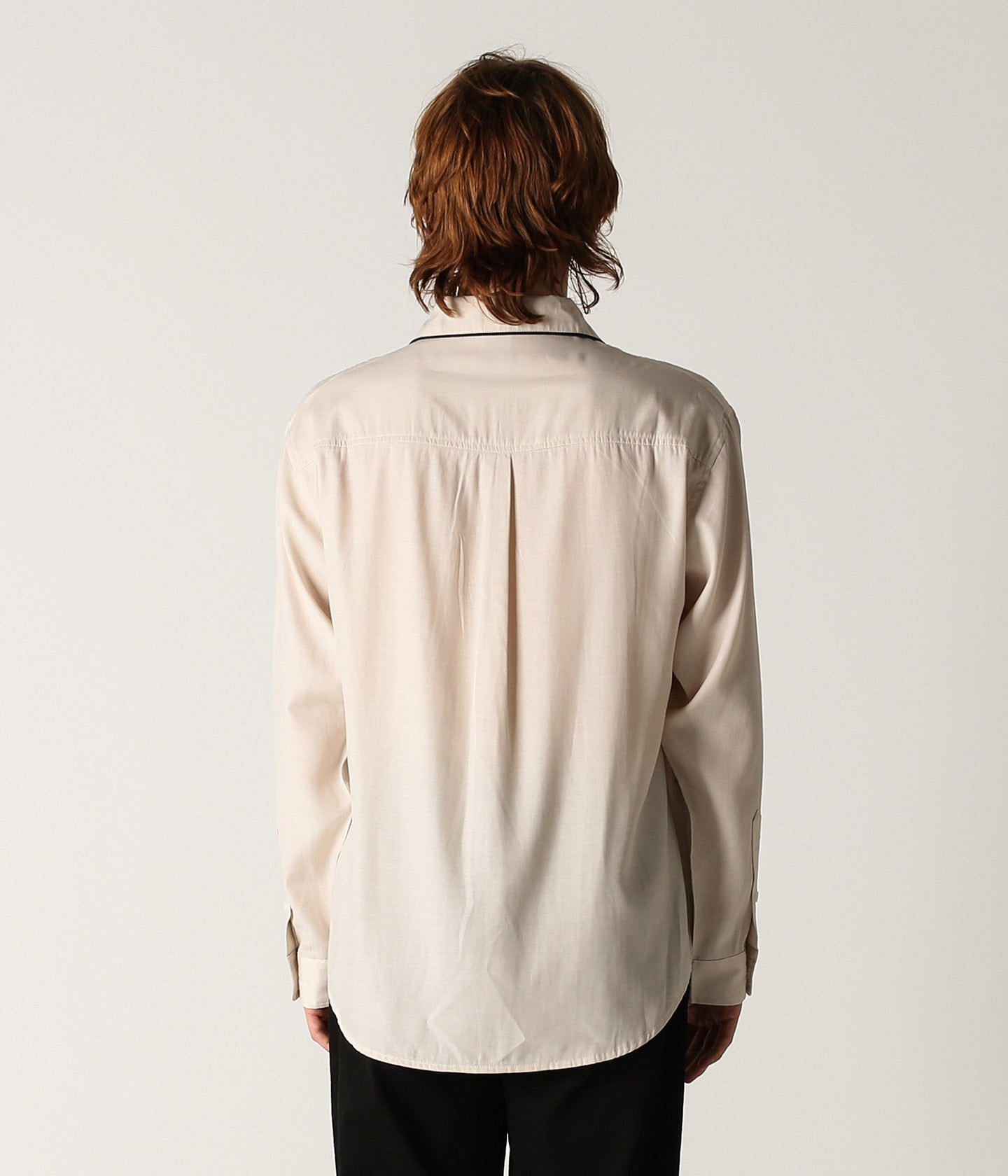 VIVIAN VALE LS SHIRT // BONE BLACK