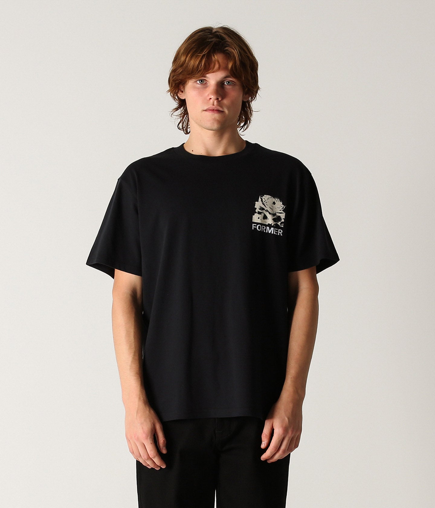 ROSE CRUX T-SHIRT // BLACK