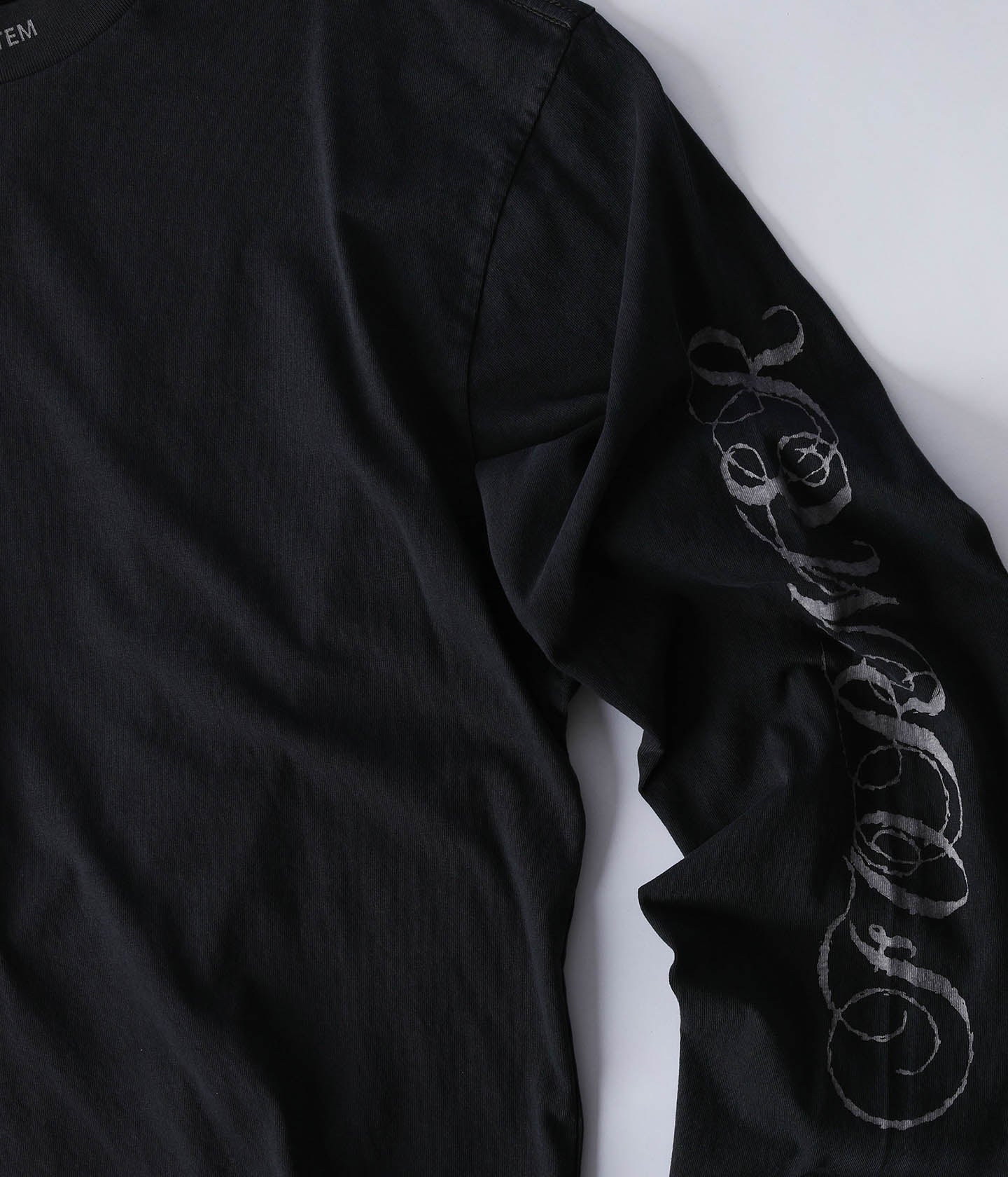 WIRE LS T-SHIRT // WASHED BLACK