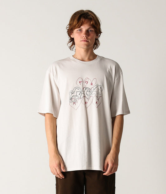 CANDY OVERSIZED T-SHIRT // BONE