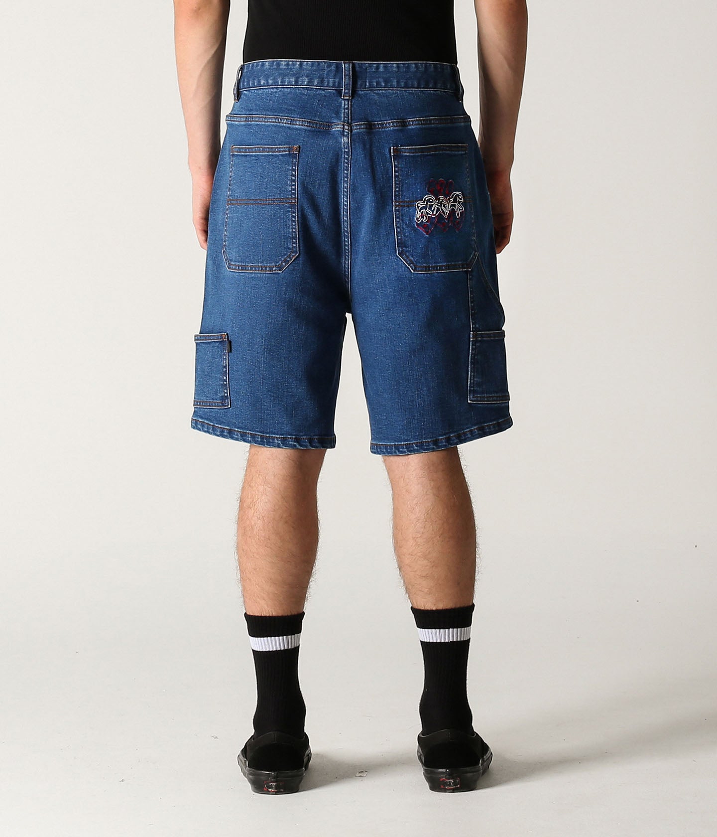 DISTEND DENIM WALKSHORT // DARK BLUE DENIM