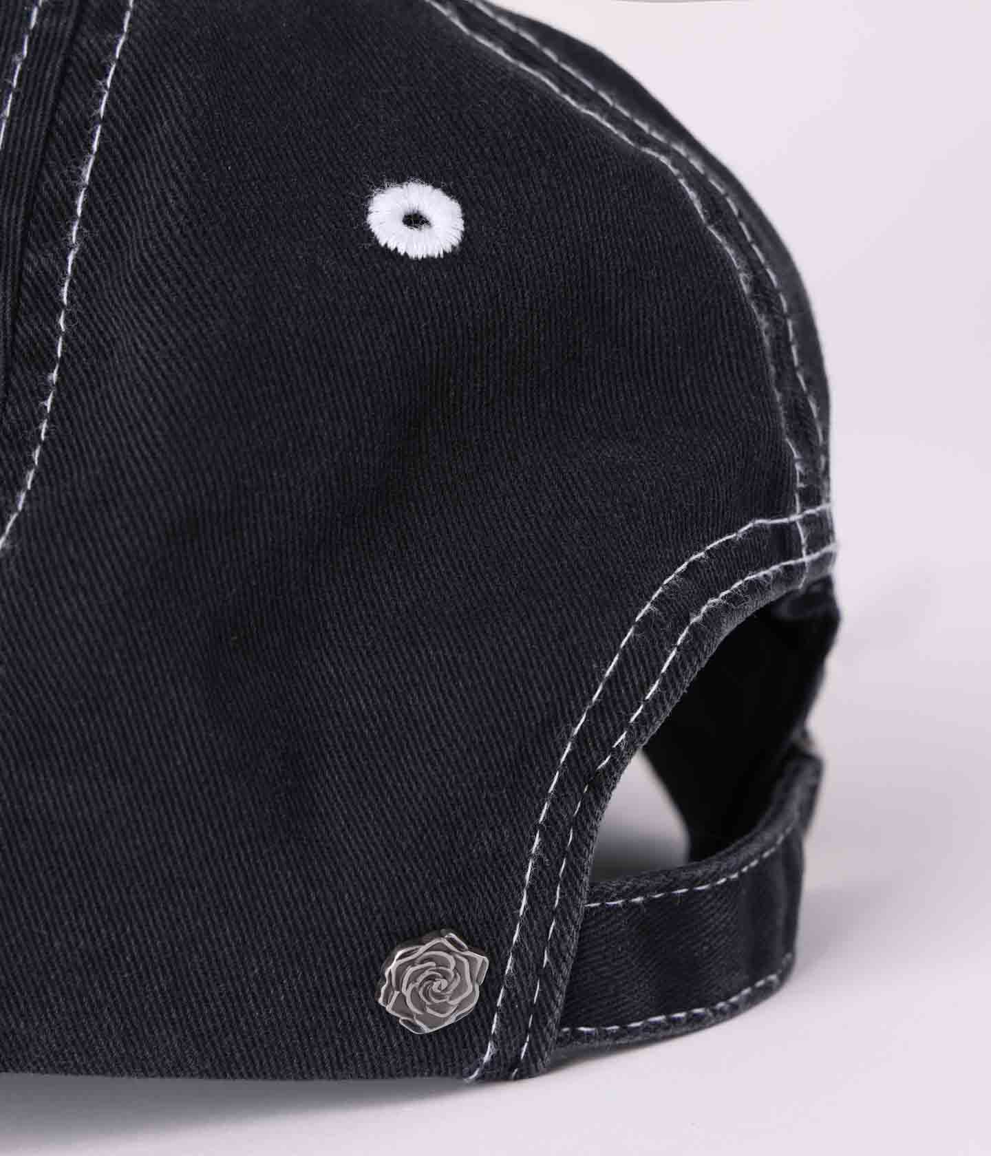 LEGACY ROSE CAP // WASHED BLACK