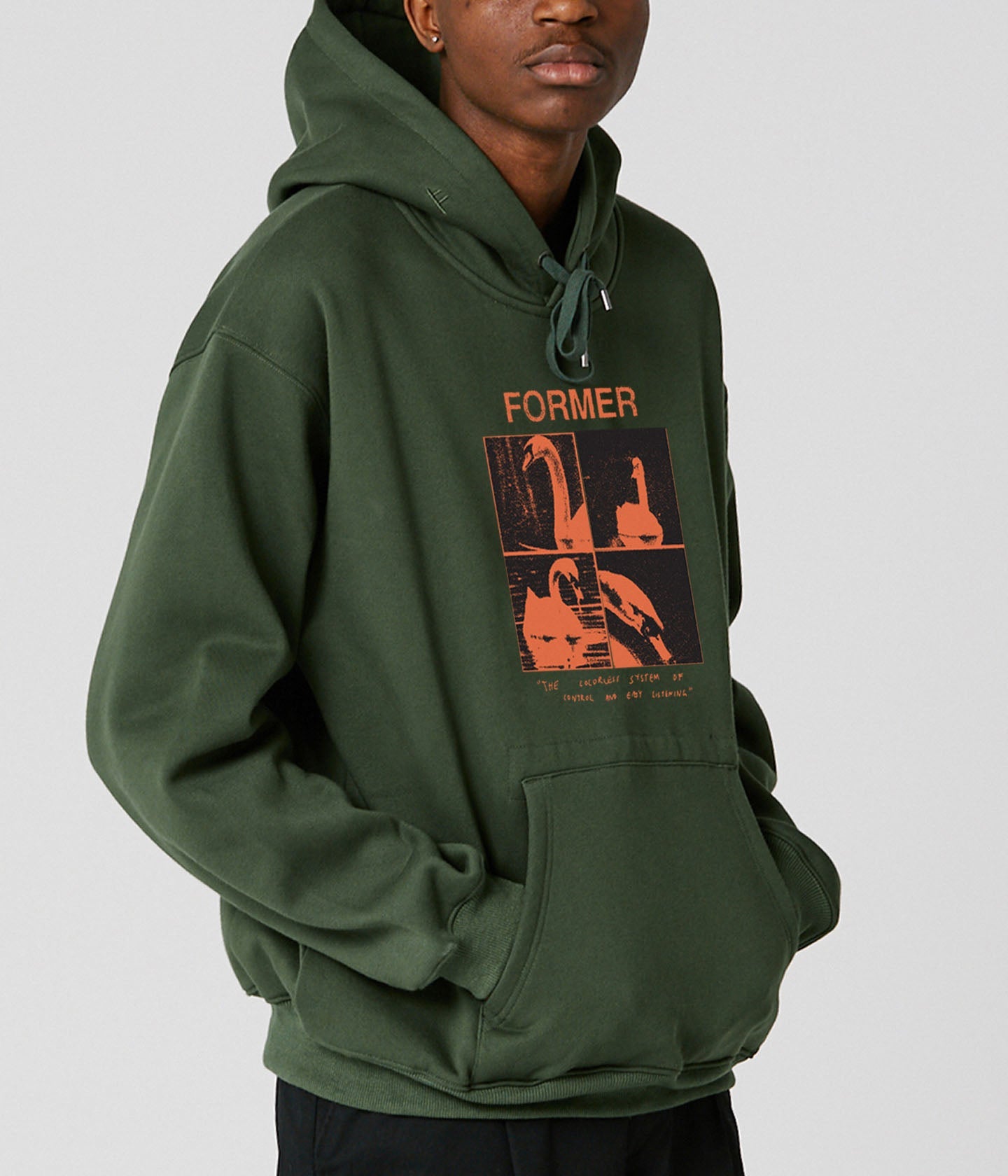 CYGNET HOOD // WASHED GREEN