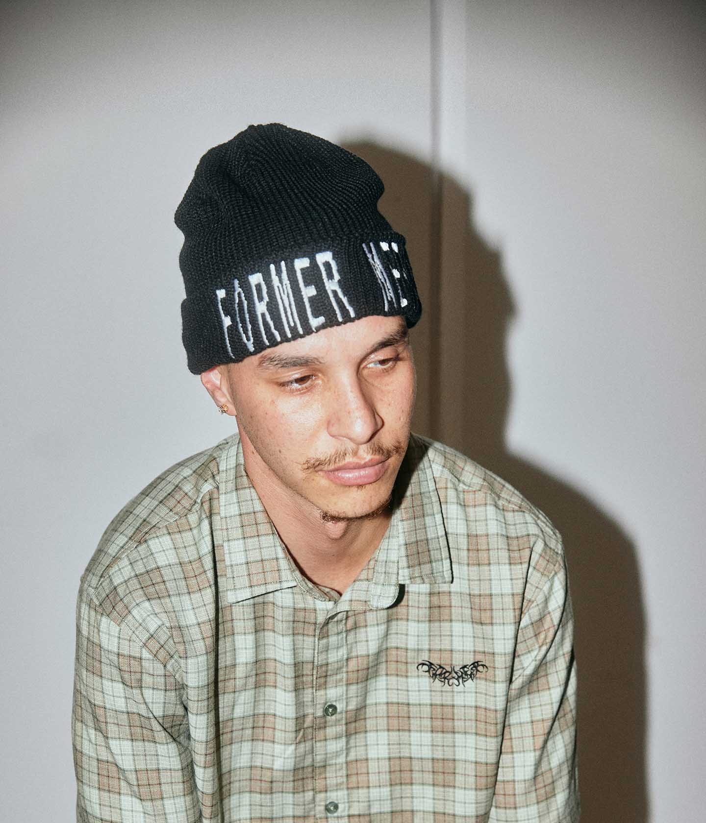 BLOWOUT BEANIE // BLACK