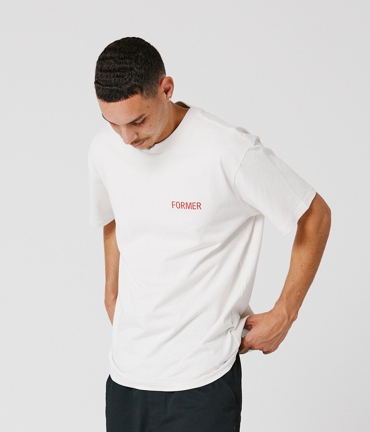 CRUX SCRATCH T-SHIRT // BONE