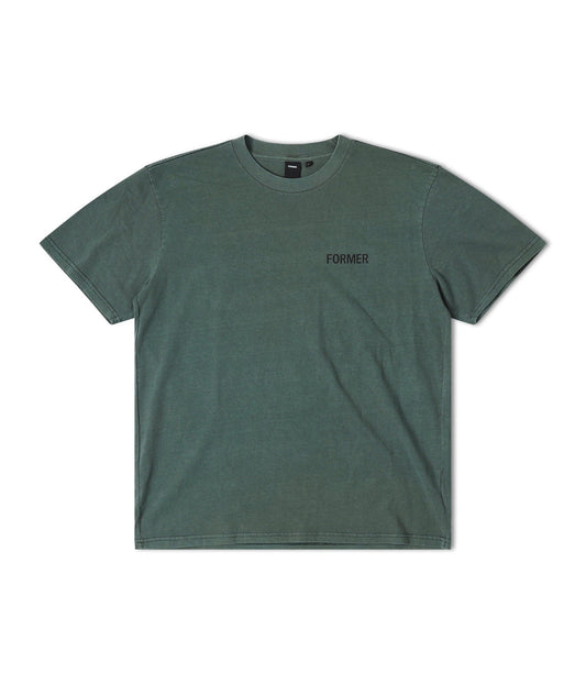 CRUX SCRATCH T-SHIRT // WASHED GREEN