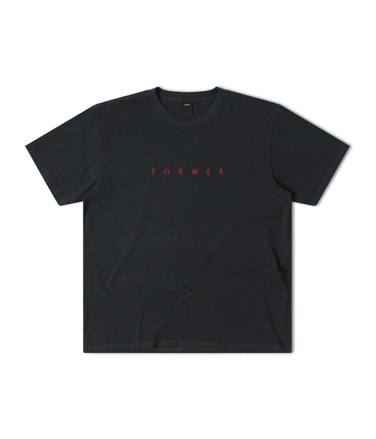 SUSPEND OVERSIZED T-SHIRT // WASHED BLACK