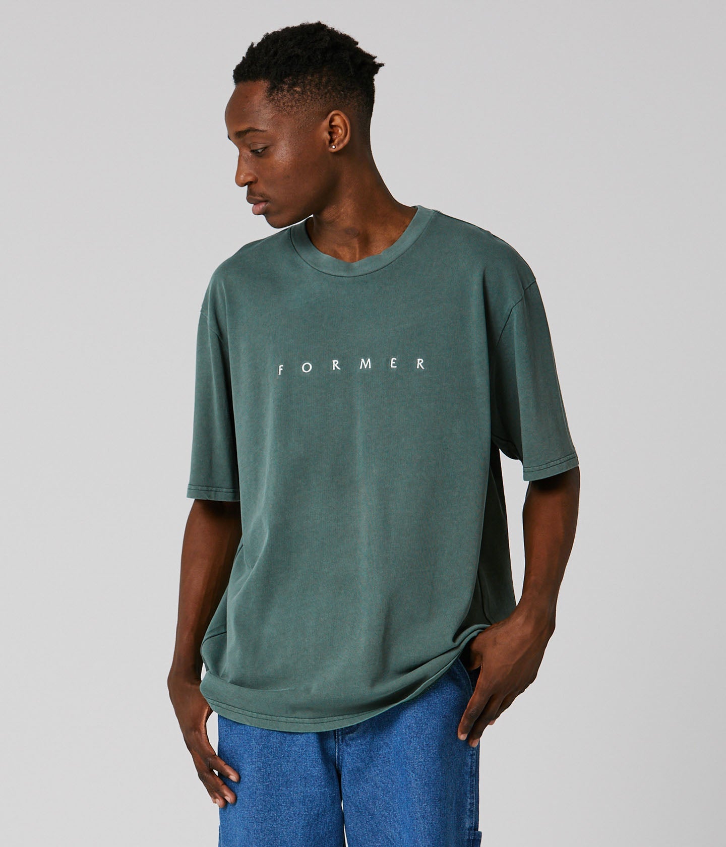 SUSPEND OVERSIZED T-SHIRT // WASHED GREEN