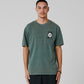 BRAIN SCAN T-SHIRT // WASHED GREEN