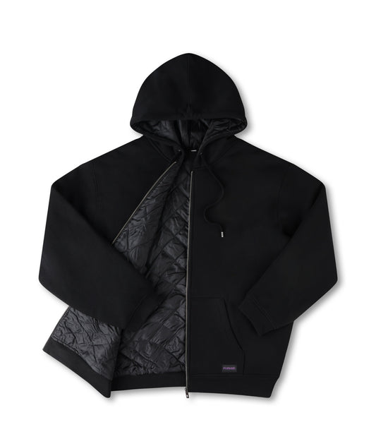GLOBAL MIND LINED ZT HOOD // BLACK