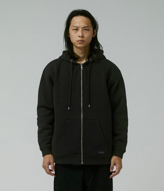 GLOBAL MIND LINED ZT HOOD // BLACK