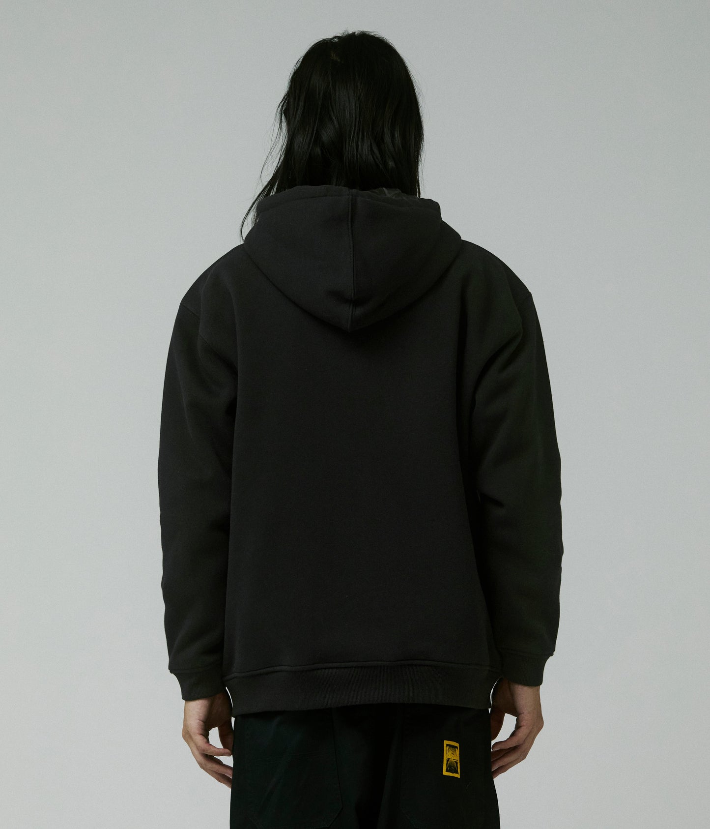 GLOBAL MIND LINED ZT HOOD // BLACK