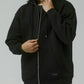 GLOBAL MIND LINED ZT HOOD // BLACK
