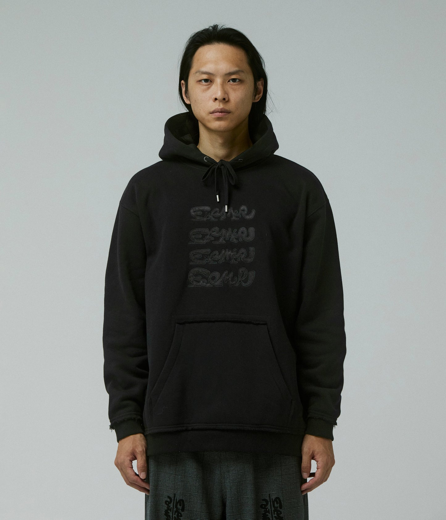 BETRAYER SATIN HOOD // BLACK