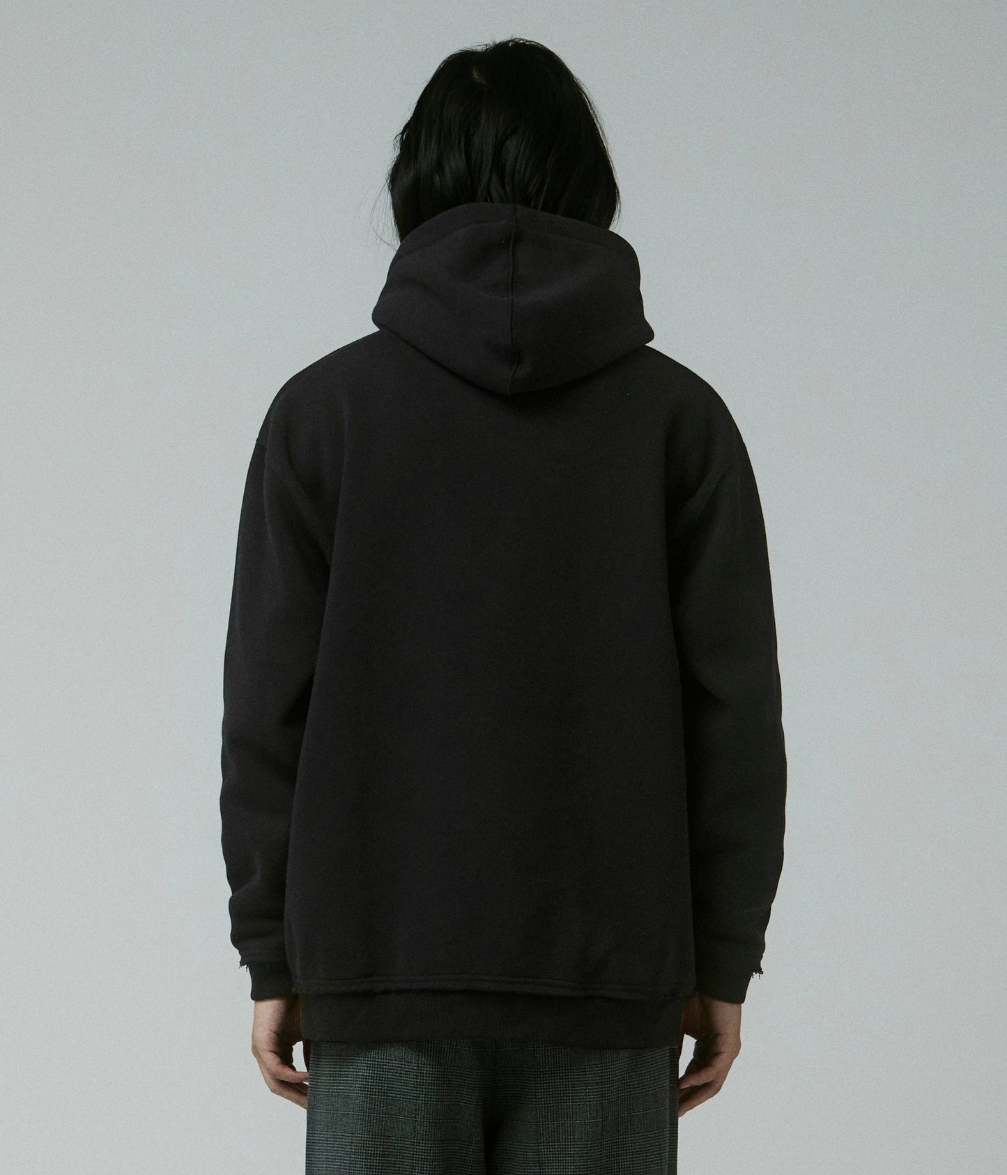 BETRAYER SATIN HOOD // BLACK