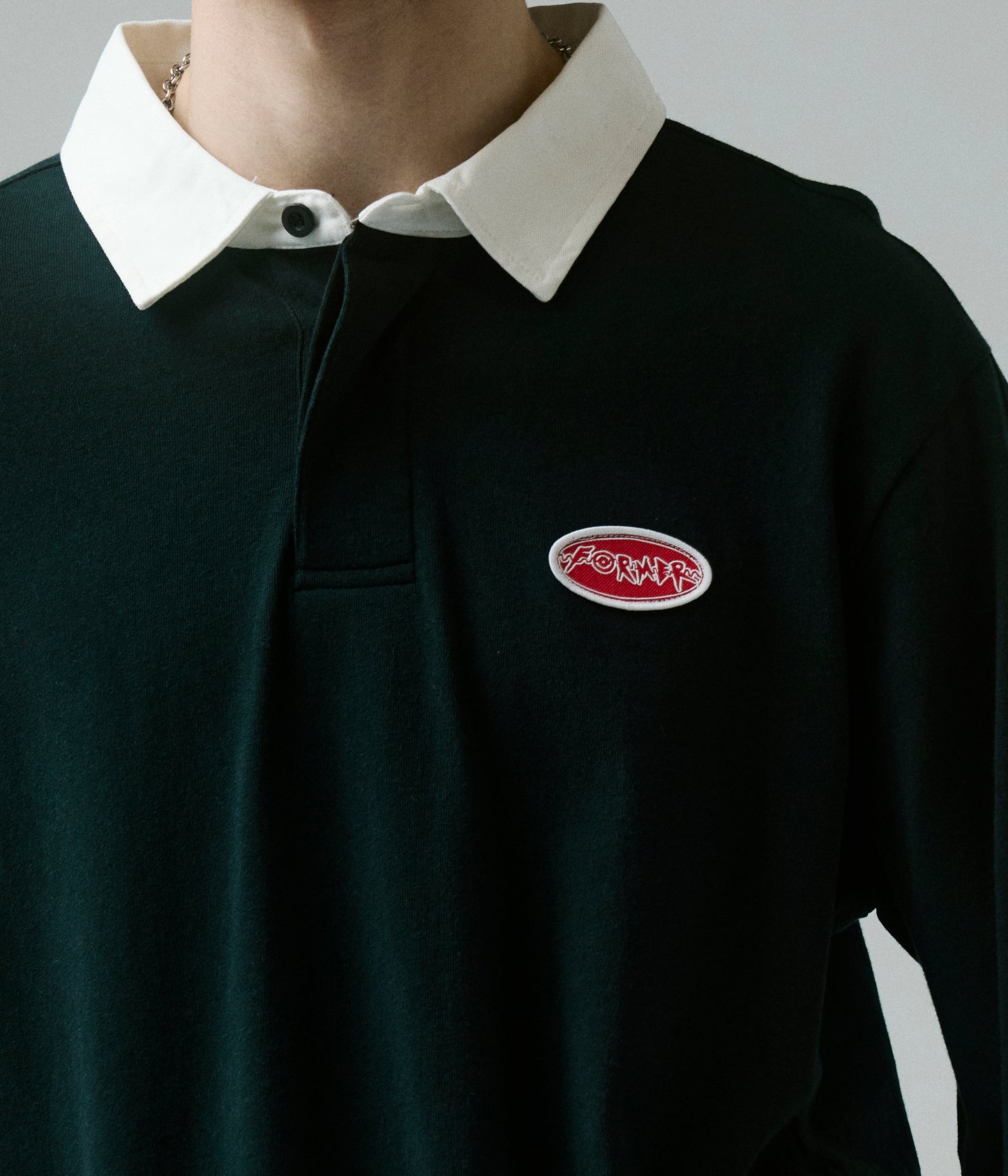 REYNOLDS FLATLINE RUGBY POLO // BLACK