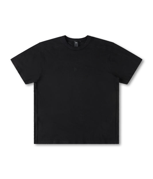 FRANCHISE WAFFLE SS T-SHIRT // BLACK