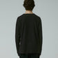 FRANCHISE WAFFLE LS T-SHIRT // BLACK