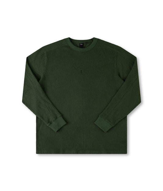 FRANCHISE WAFFLE LS T-SHIRT // SURPLUS