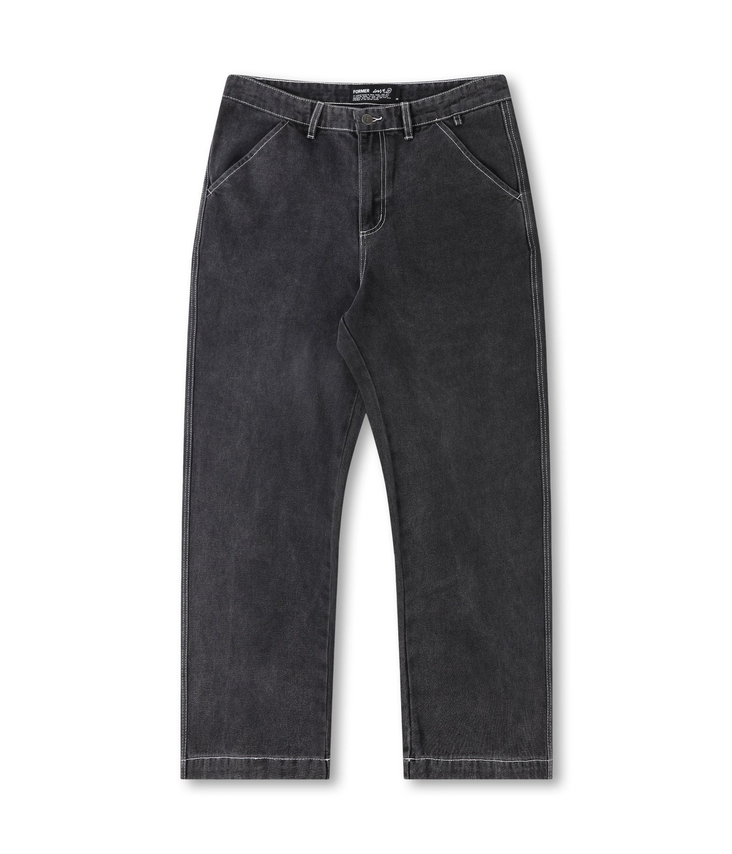 REYNOLDS FLATLINE DENIM PANT // WASHED BLACK