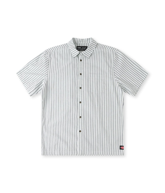 REYNOLDS STRIPE SS SHIRT // BONE