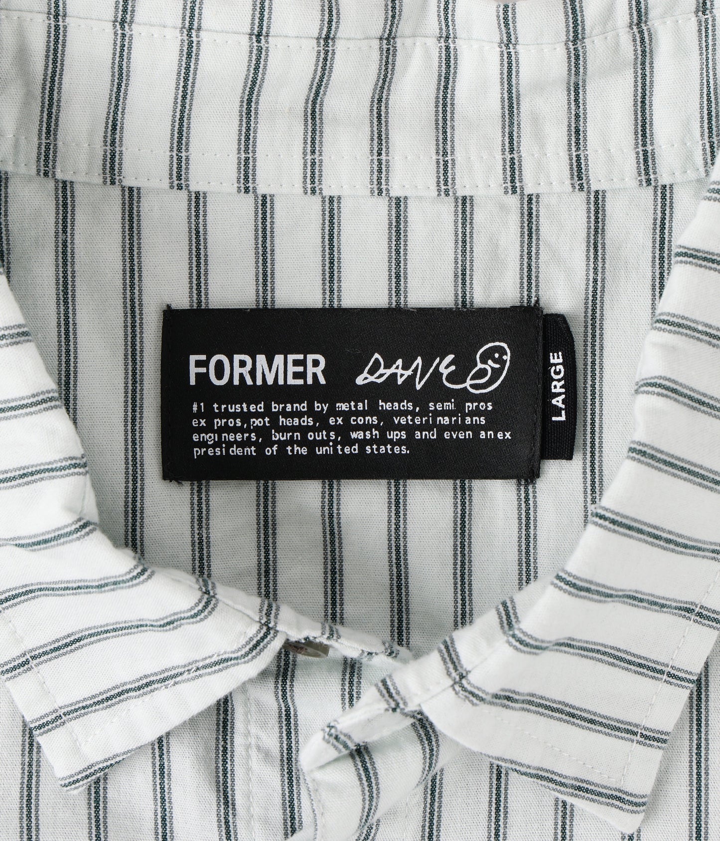 REYNOLDS STRIPE SS SHIRT // BONE
