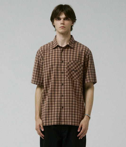MANNERS CHECK SS SHIRT // BARK
