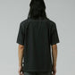 MARILYN CONTRAST SS SHIRT // BLACK