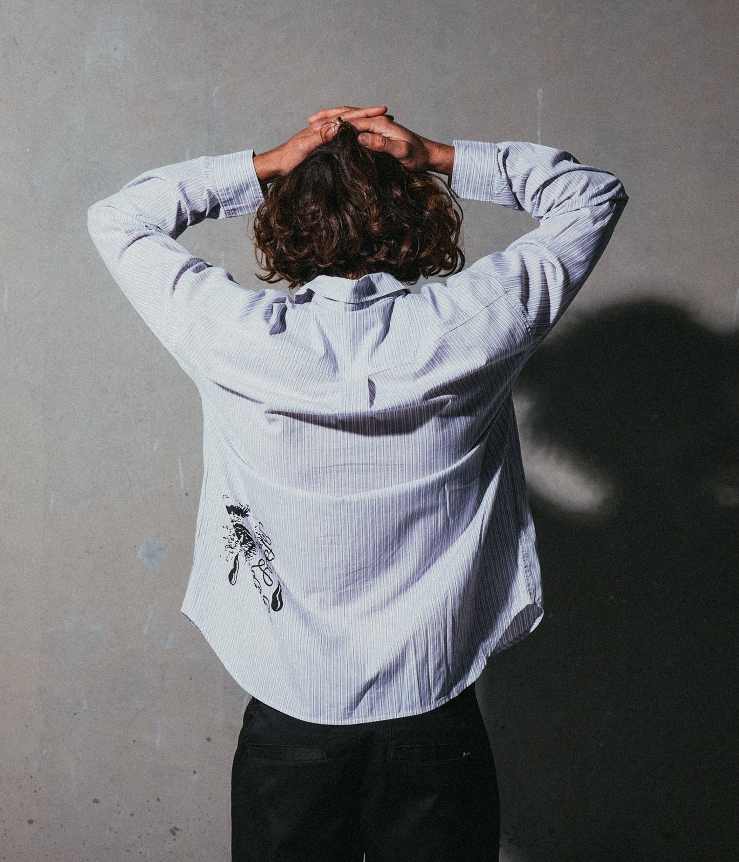 VIVIAN WEEPING LS SHIRT // WHITE