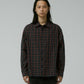 VIVIAN CHECK LS SHIRT // NAVY