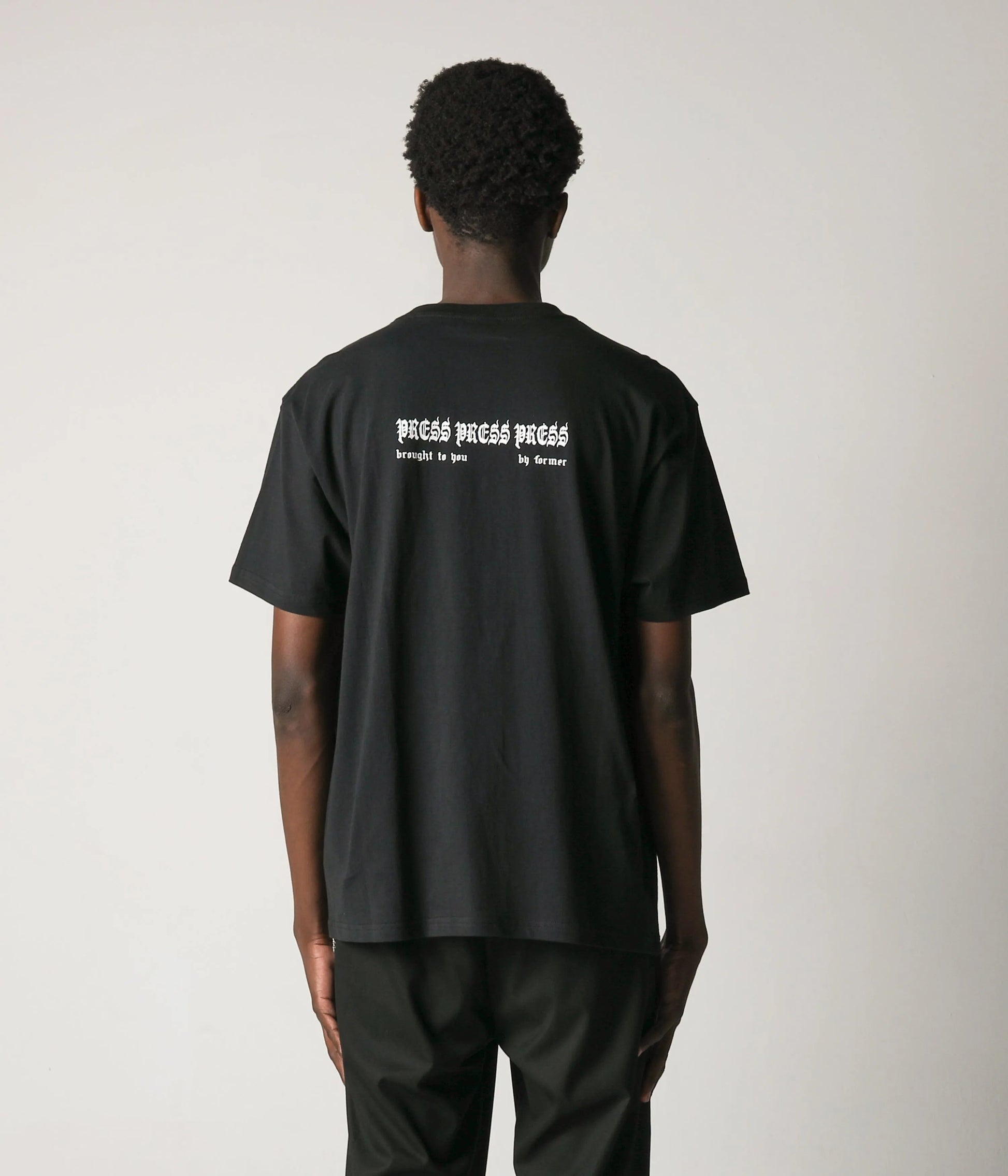 Former Merchandise Press Tee Black - ARROW & BEAST