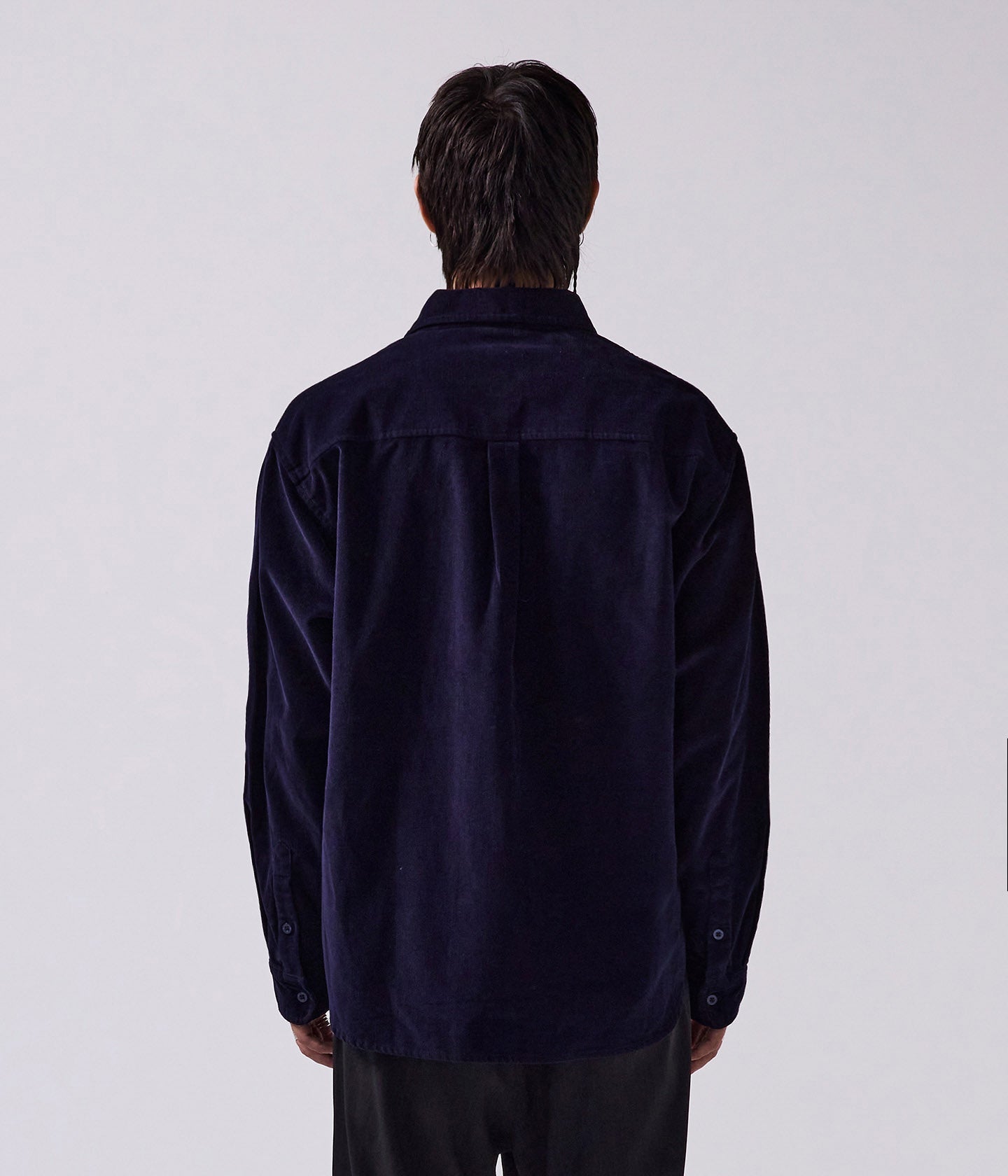 VIVIAN CORD LS SHIRT // NAVY