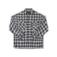 MANNERS PLAID LS SHIRT // BLACK