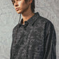 VIVIAN ORNATE LS SHIRT // BLACK/GREY