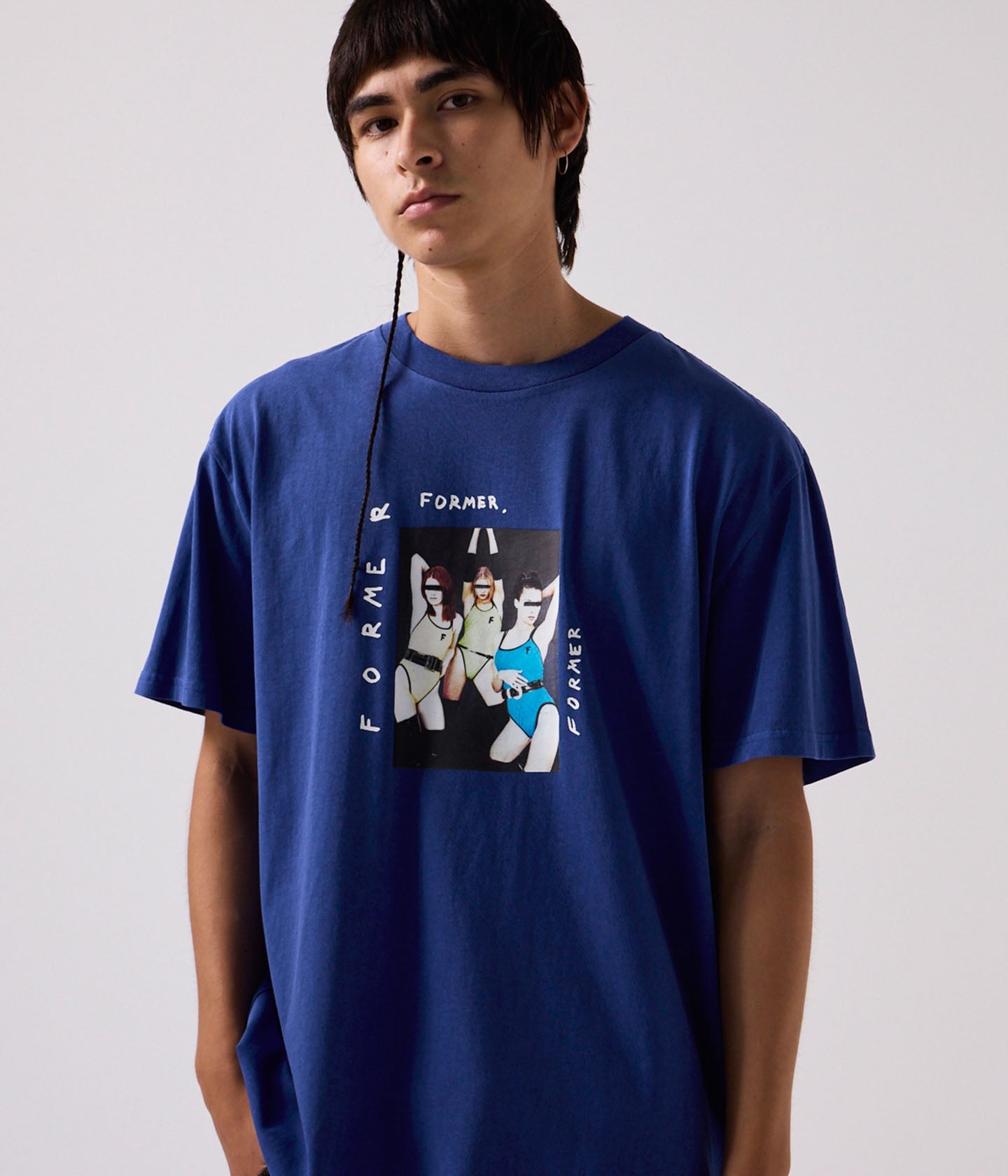 GIRL BAND T-SHIRT // DEEP COBALT