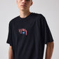 WARPAGE CRUX  T-SHIRT // BLACK