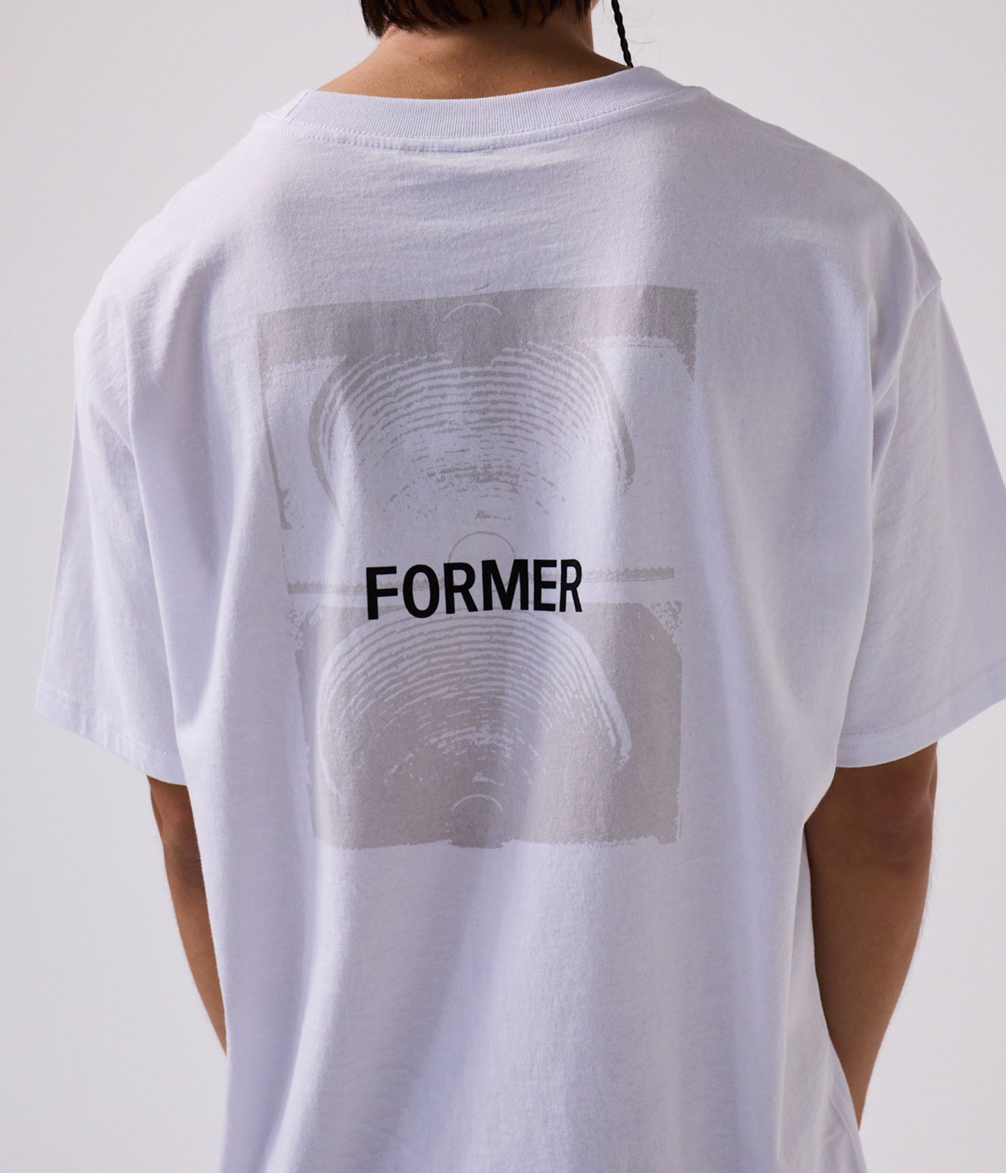 TWO-TONE CRUX T-SHIRT  // WHITE