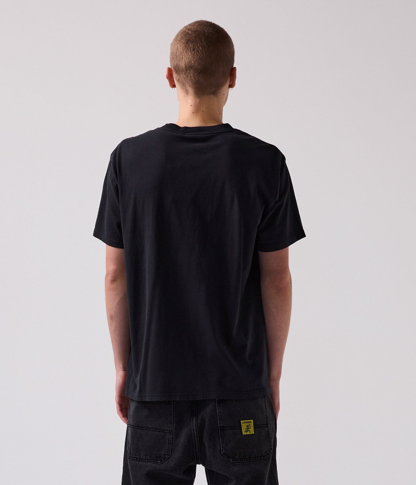 SCRAWL T-SHIRT // WASHED BLACK