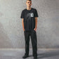 SCRAWL T-SHIRT // WASHED BLACK