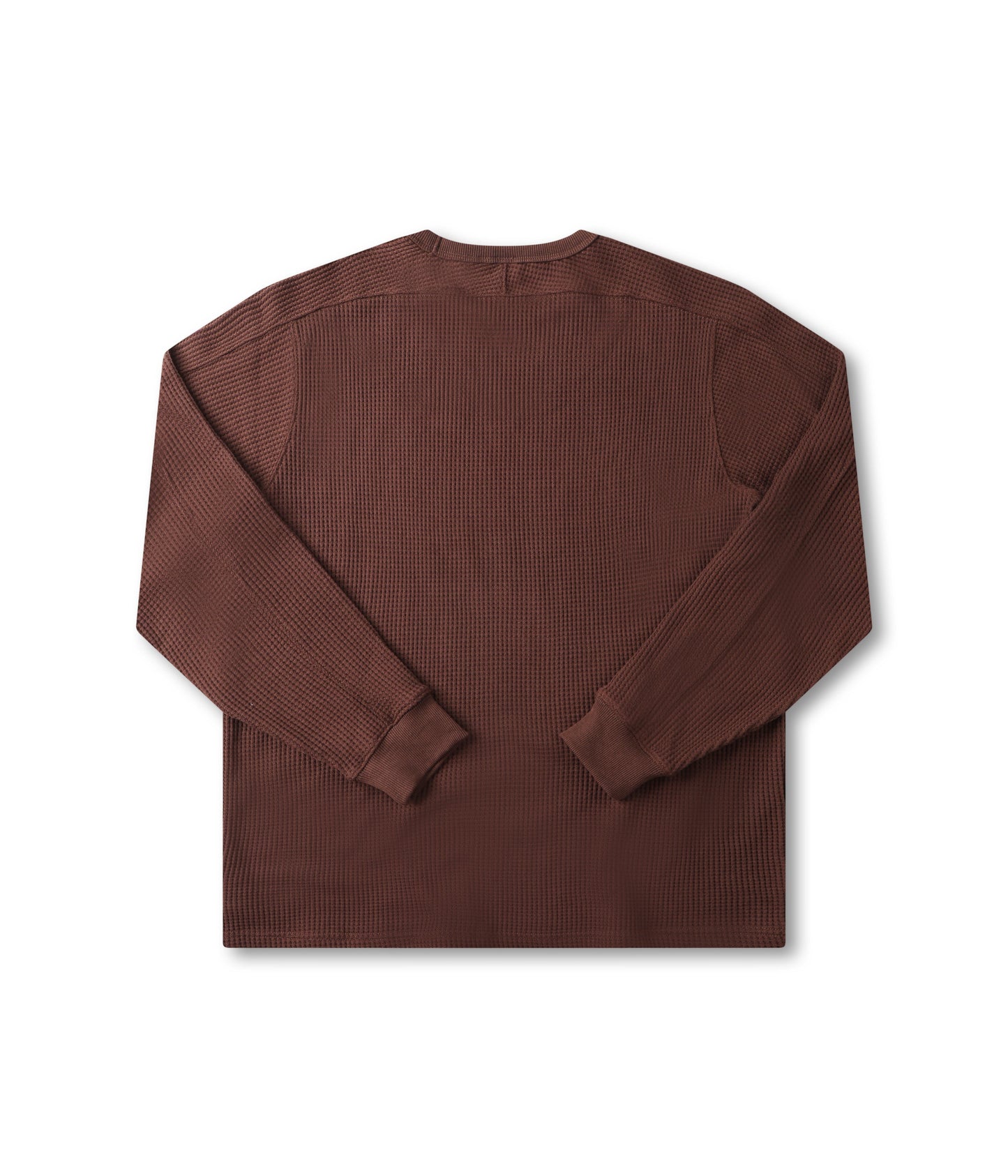 FRANCHISE WAFFLE LS T-SHIRT // CHOC