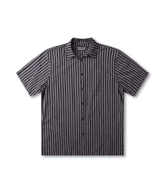REYNOLDS STRIPE SS SHIRT // MIDNIGHT