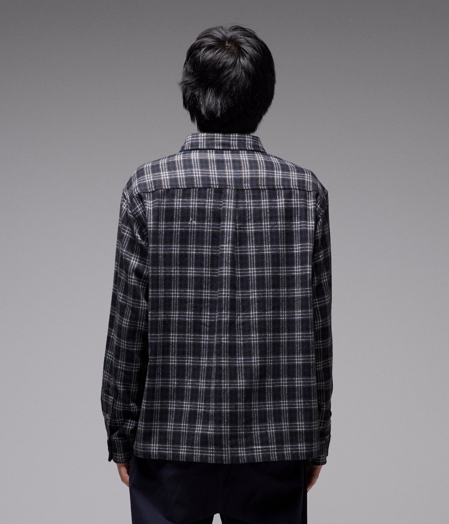 VIVIAN FLANNEL LS SHIRT // BLACK