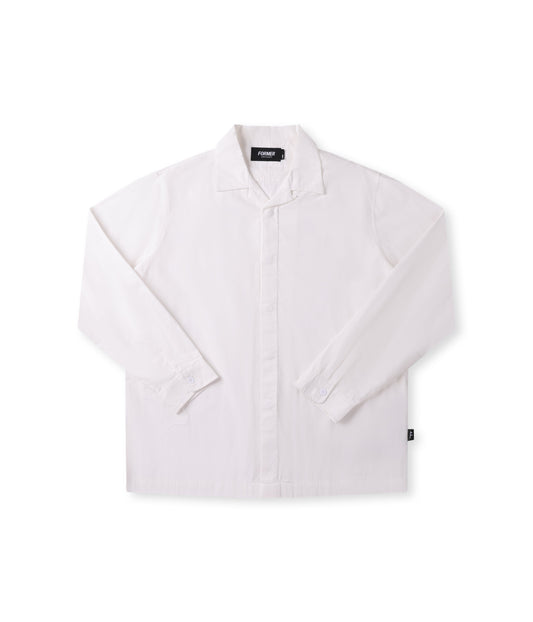 MARILYN AG LS SHIRT // WHITE