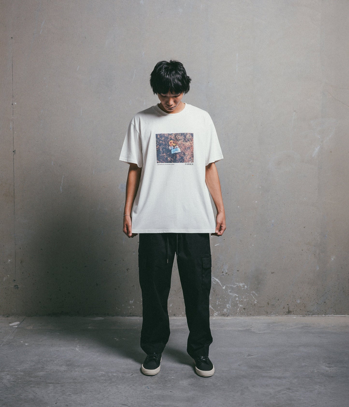 CACHE T-SHIRT // OYSTER
