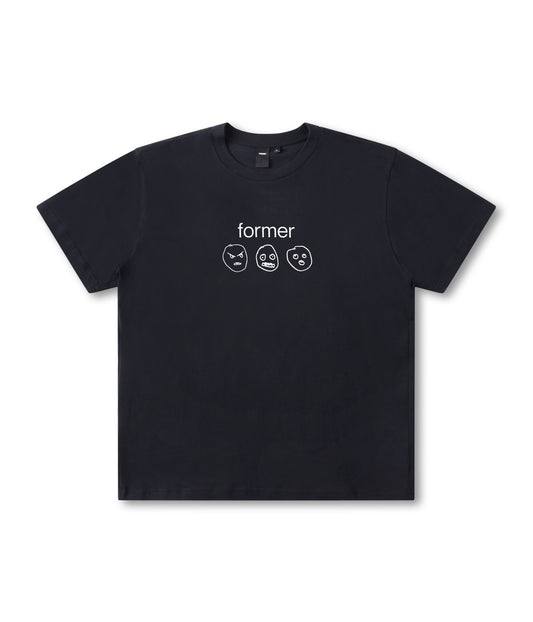 OSCILLATING T-SHIRT // BLACK
