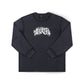 PRAISE LS T-SHIRT // WASHED BLACK