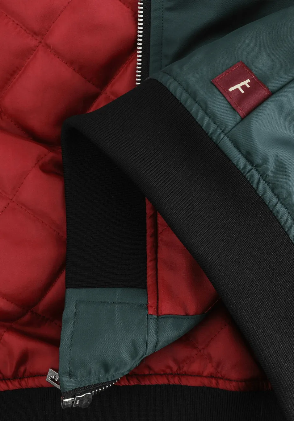 Former Merchandise Varsity AG Jacket Forest - ARROW & BEAST